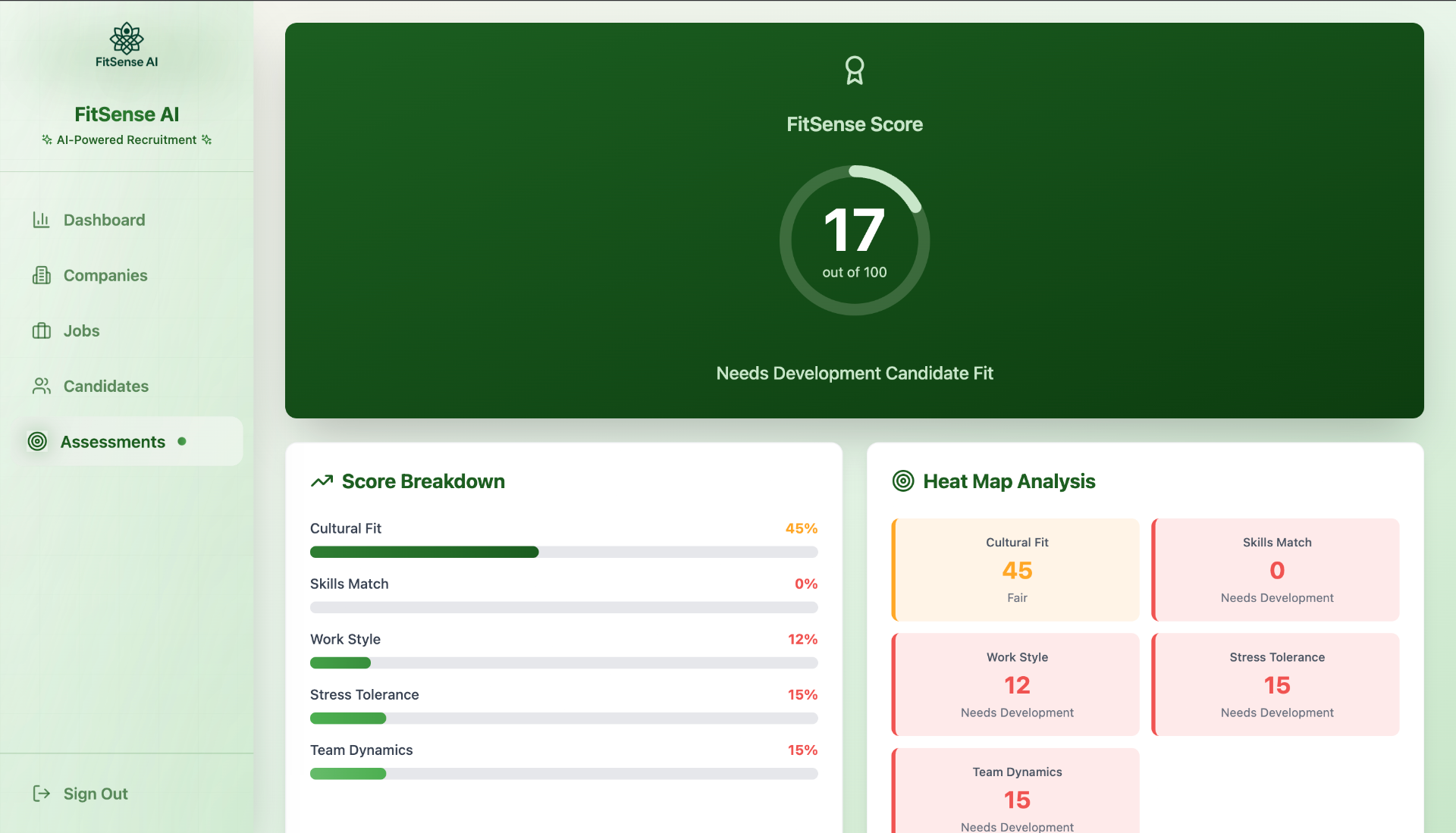 FitSense AI — AI Candidate Recruiting Platform 4