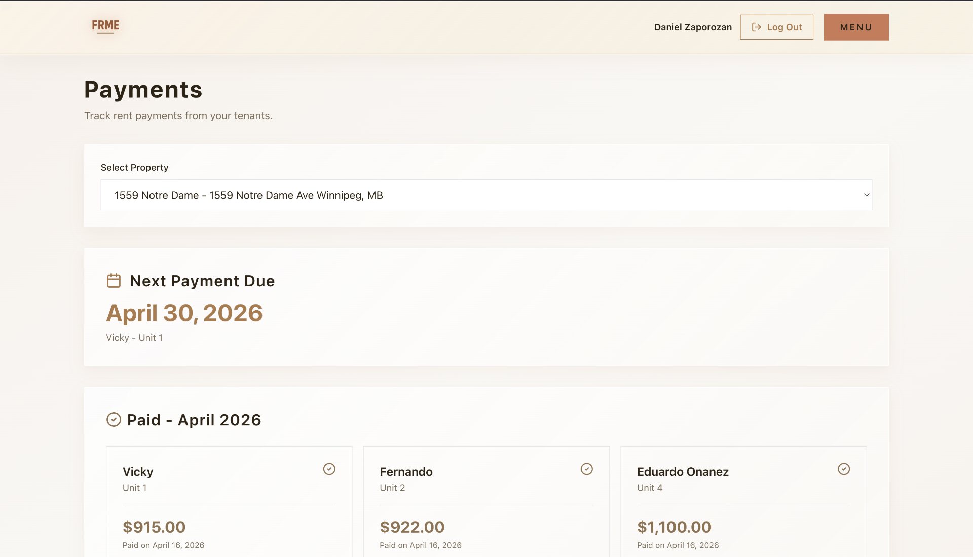 FRME — Property Management Software 2